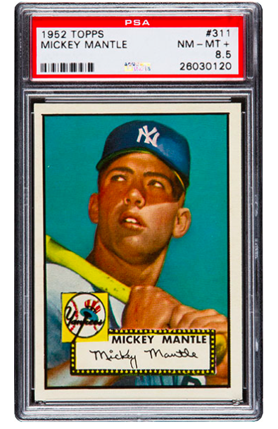 1952 Topps Mickey Mantle rookie