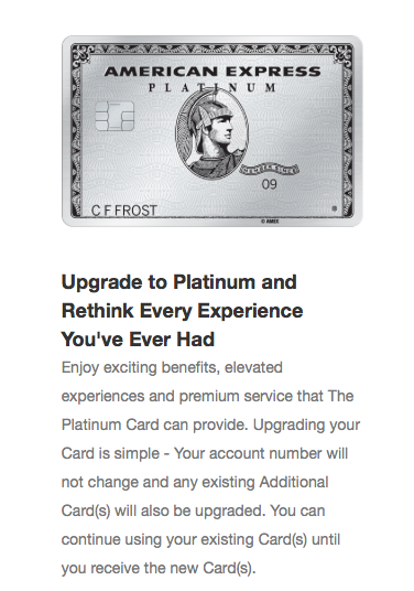 American Express Platinum card